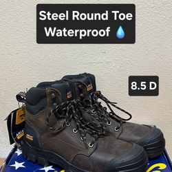 Ariat Work Boots Sz 8.5 D STEEL ROUND TOE