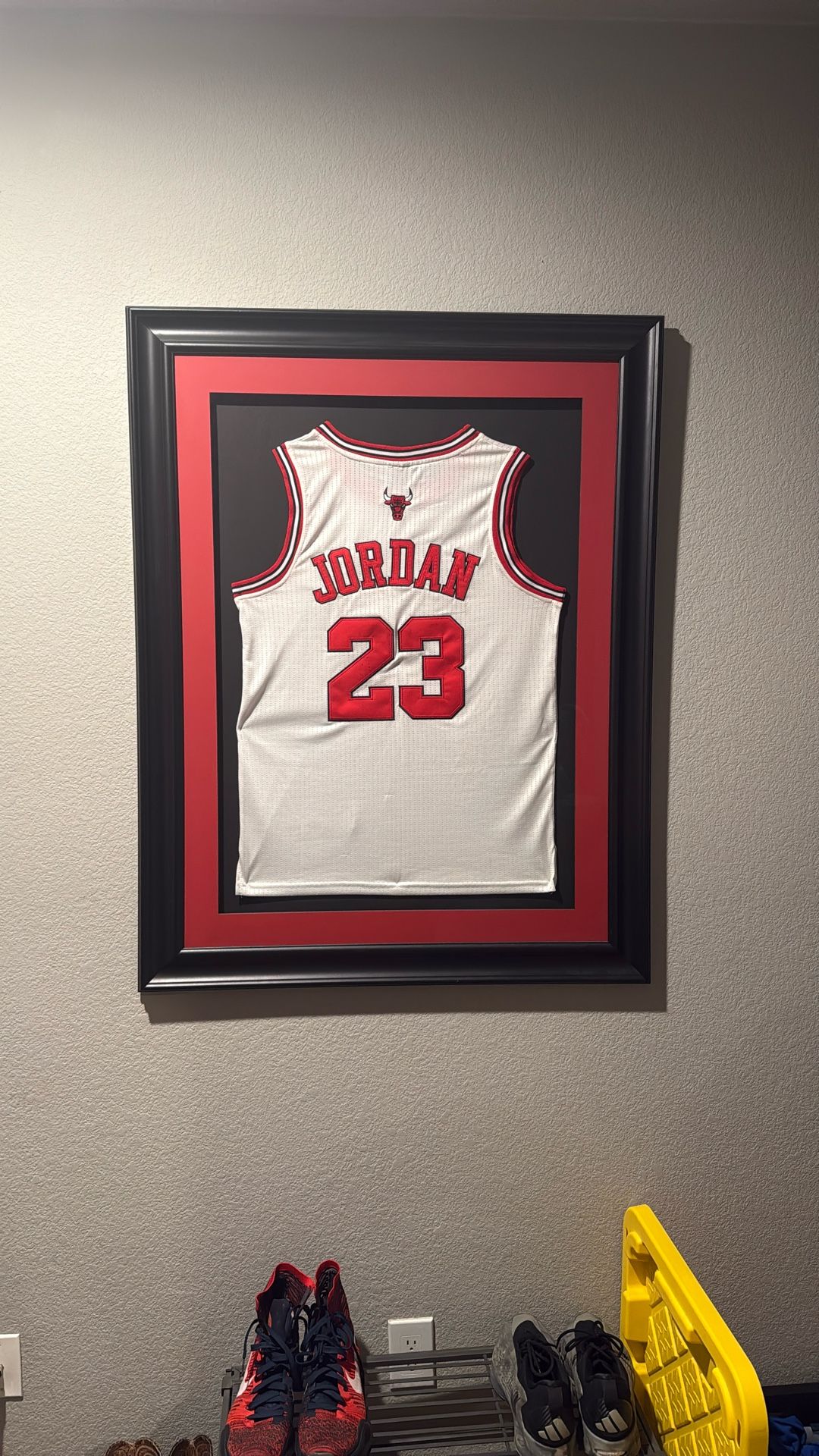 Framed Michael Jordan Jersey