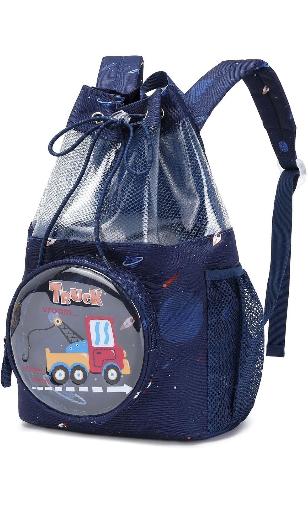 mygreen Drawstring Backpack Gym Cinch Bag for Swim Beach Sports Waterproof for Kids ✅IT'S NEW