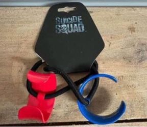 NEW DC Comics Suicide Squad Harley Quinn Costume Hair Ties just $3