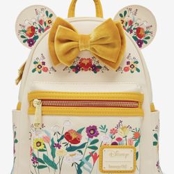 Rare Loungefly Minnie Mouse Floral Backpack -Exclusive perfect for spring summer