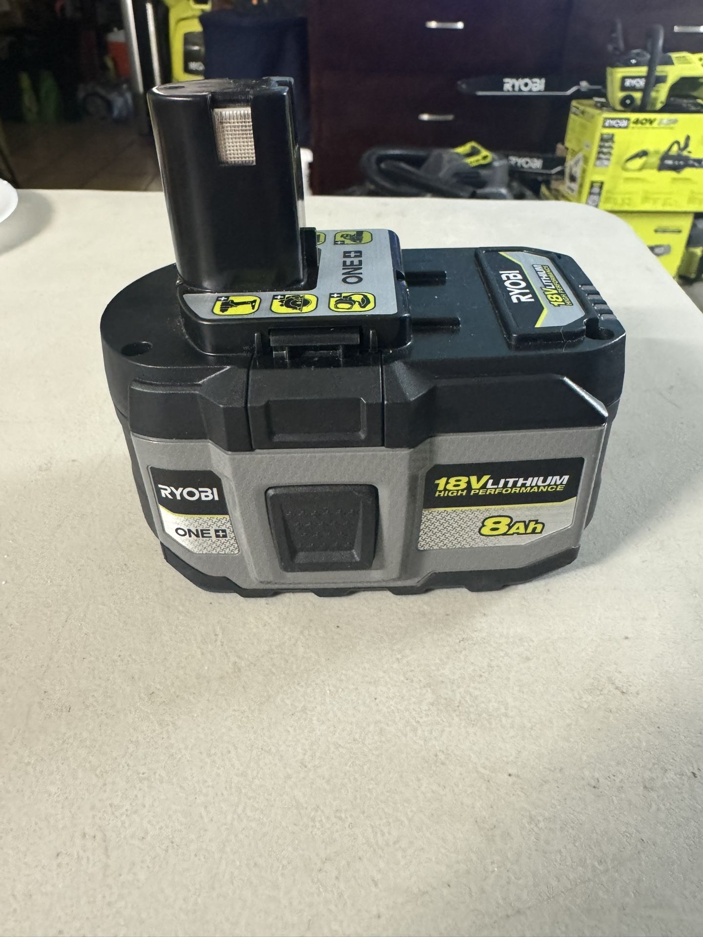 Ryobi 18V 8.0 Battery