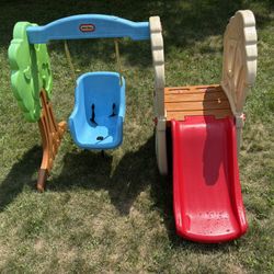 Little Tikes Hide and Seek Climber and Swing Playset