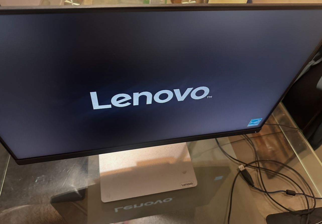 Lenovo Q24i-10 24 IPS LED FHD free sync monitor HDMI-VGA BLACK