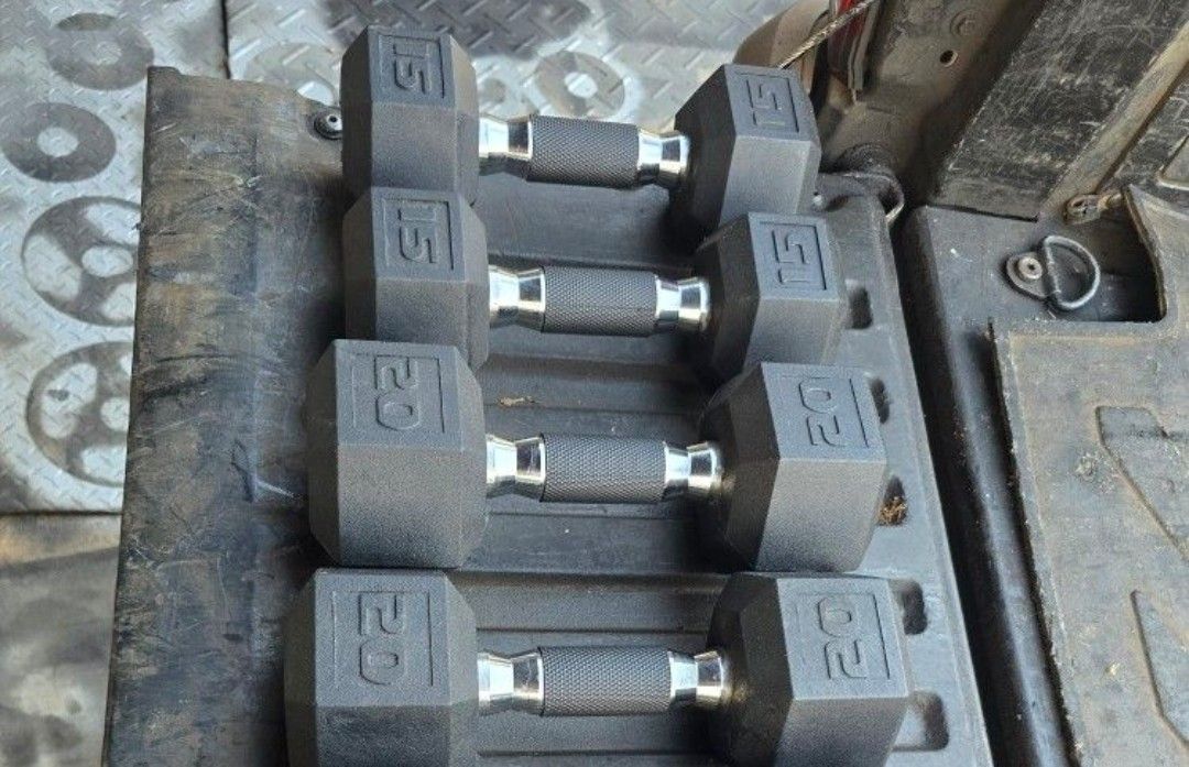 Weight Rubber Dumbbells