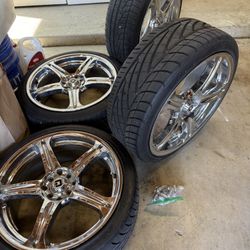 Set Of Four Tires / Wheels 