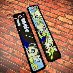 1 Piece Double Sided 5 Inch Pokemon Celebi Keychain