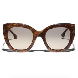 Alice + Olivia MERCER SUNGLASSES in Burlwood, NWT