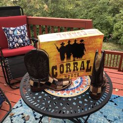 Patchwork & ostrich boots