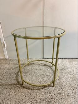 Glass Side Table
