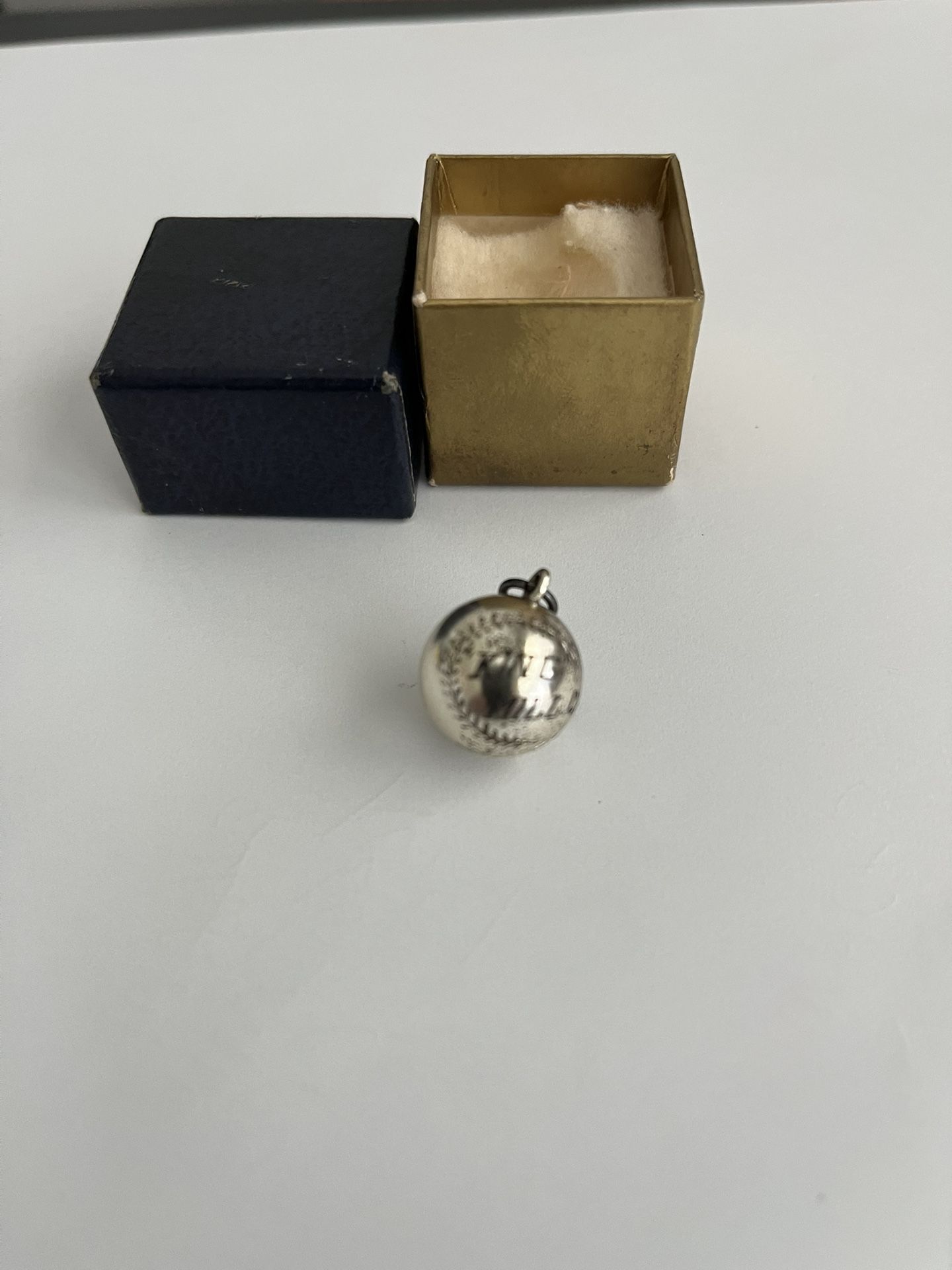 Sterling Silver 1949 Champion King Mill Baseball Charm