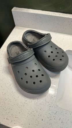 Crocs Classic Lined Clogs Gray