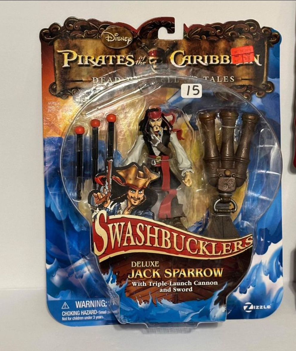 NIP Jack Sparrow Disney Pirates of the Caribbean Figure