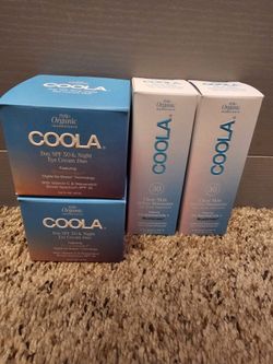 Coola Brand Eye Lift Cream And Facial Moisturizer Serum 