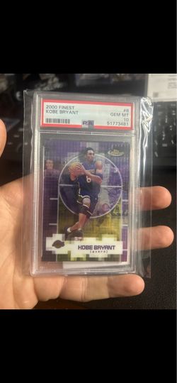 2000 finest Kobe Bryant card #8 psa 10