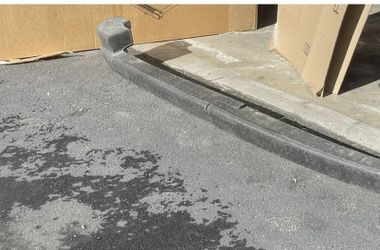 1996 through 2004 VW EUROVAN - REAR LEFT Bumper Impact Absorber BEAM FOAM 7D0807695