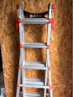 Little giant m22 ladder and accessories. $150.