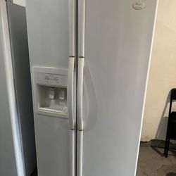 Refrigerator works great has icemaker and water. We sell all the time 300 if you pick it up 340 with delivery.