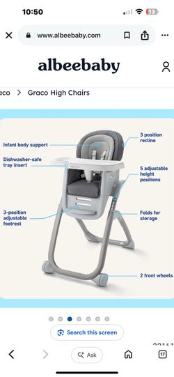 Graco duodiner  6 dlx in 1 high