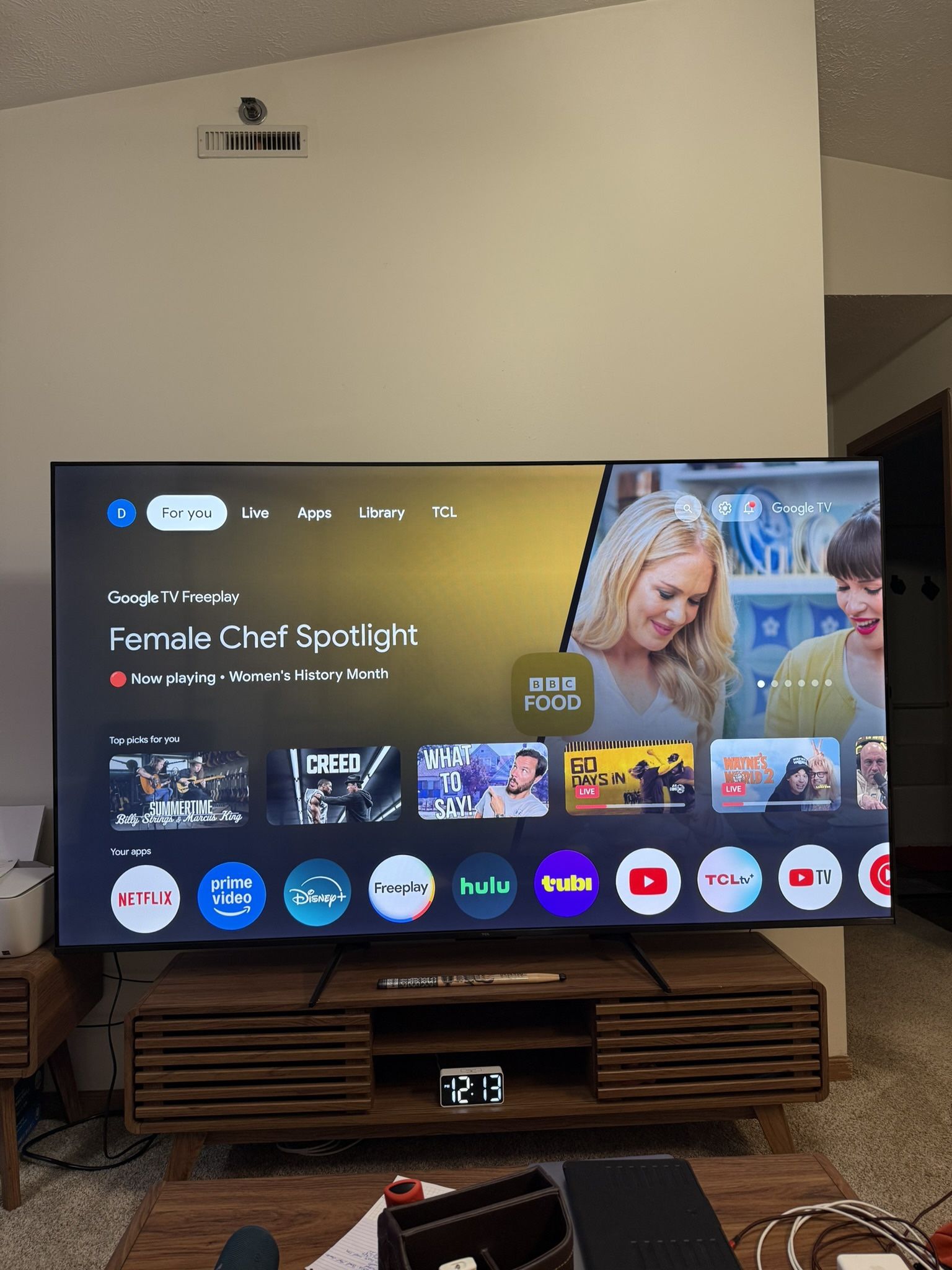 85” TCL TV