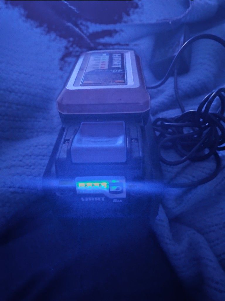 Hart 40 Volt 5 Amp Battery And The Charger