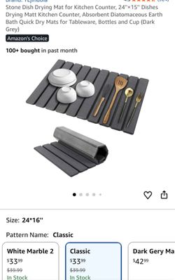 Stone Dishes Mat New 