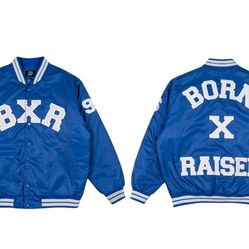 BORN X RAISED COLLEGE STADIUM JACKET BXR LOS ANGELES DODGERS PACK BLUE SZXL NEW!! GRAIL🔥🥵🔥🥵