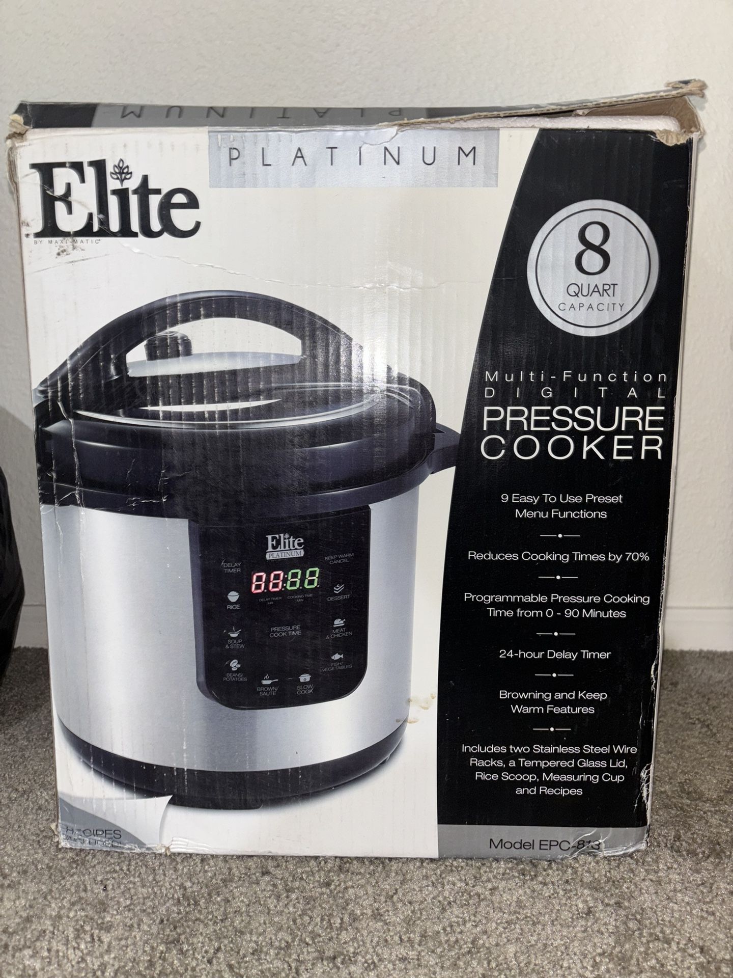 Elite Platinum Pressure Cooker ( NEW )