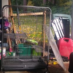 Large Tri Level Bird Cage 