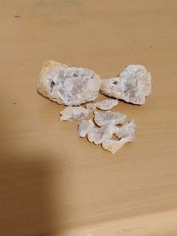 White Geode Rocks
