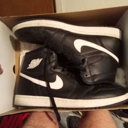 Air Jordans  White On Blacksize 13