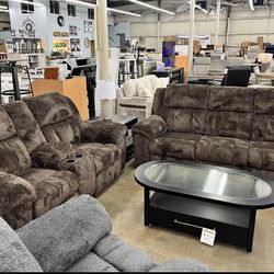 🇺🇸4th Of July Sale🇺🇸 Microfiber manual reclining sofa or loveseat