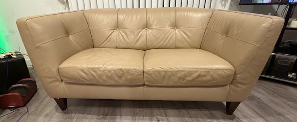 2 PIECE LEATHER COUCH - $450 OBO