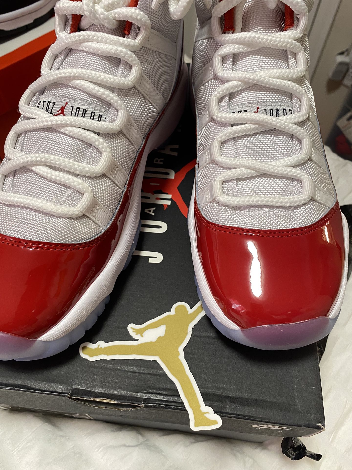 Cherry Jordan’s Size 7 Red And White