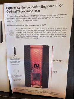 Nurecover Tropic Go Sauna
