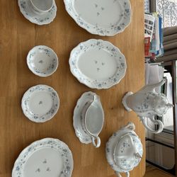 Collectibles-Johann Haviland Blue Garland China
