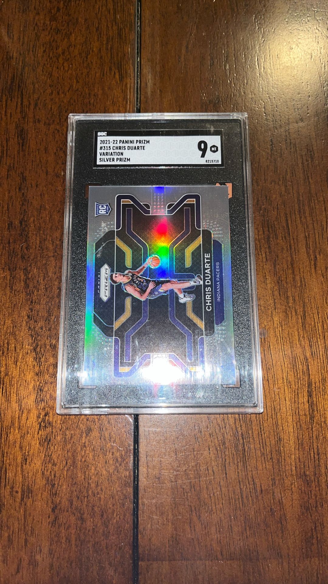 Chris Duarte Silver Prizm Sgc 9