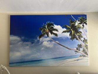 Large Affordable Tropical Wall Canvas