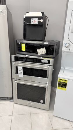 MICROWAVE AND OVEN WALL OVEN COMBO