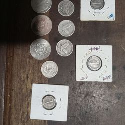 ($2.90 Value Of 90% Silver) 4 Dimes, 4 Quarters, 2 Half Dollars And One 40% Half Dollar