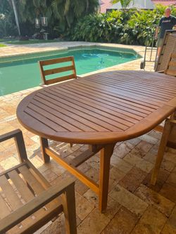 Solid Teak Outdoor Table