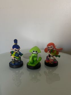 Splatoon Nintendo Amiibo Figures Set of 3