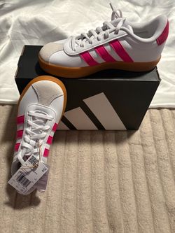 Adidas VL Court 3.0 Kids Sneakers size 2 BNWT
