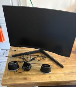 Monitor/Tv Samsung 27’ G5/ Speakers included