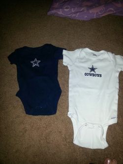 Dallas cowboys onesies