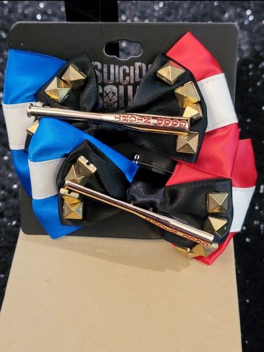 DC Comics Suicide Squad Harley Quinn Hairbow Set