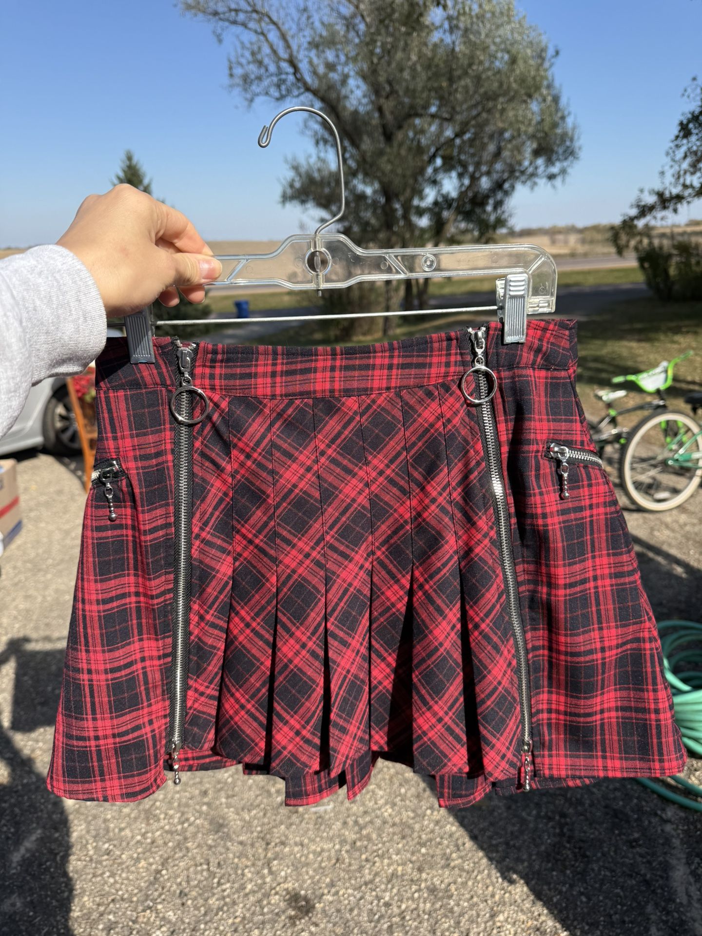 Plaid Miniskirt