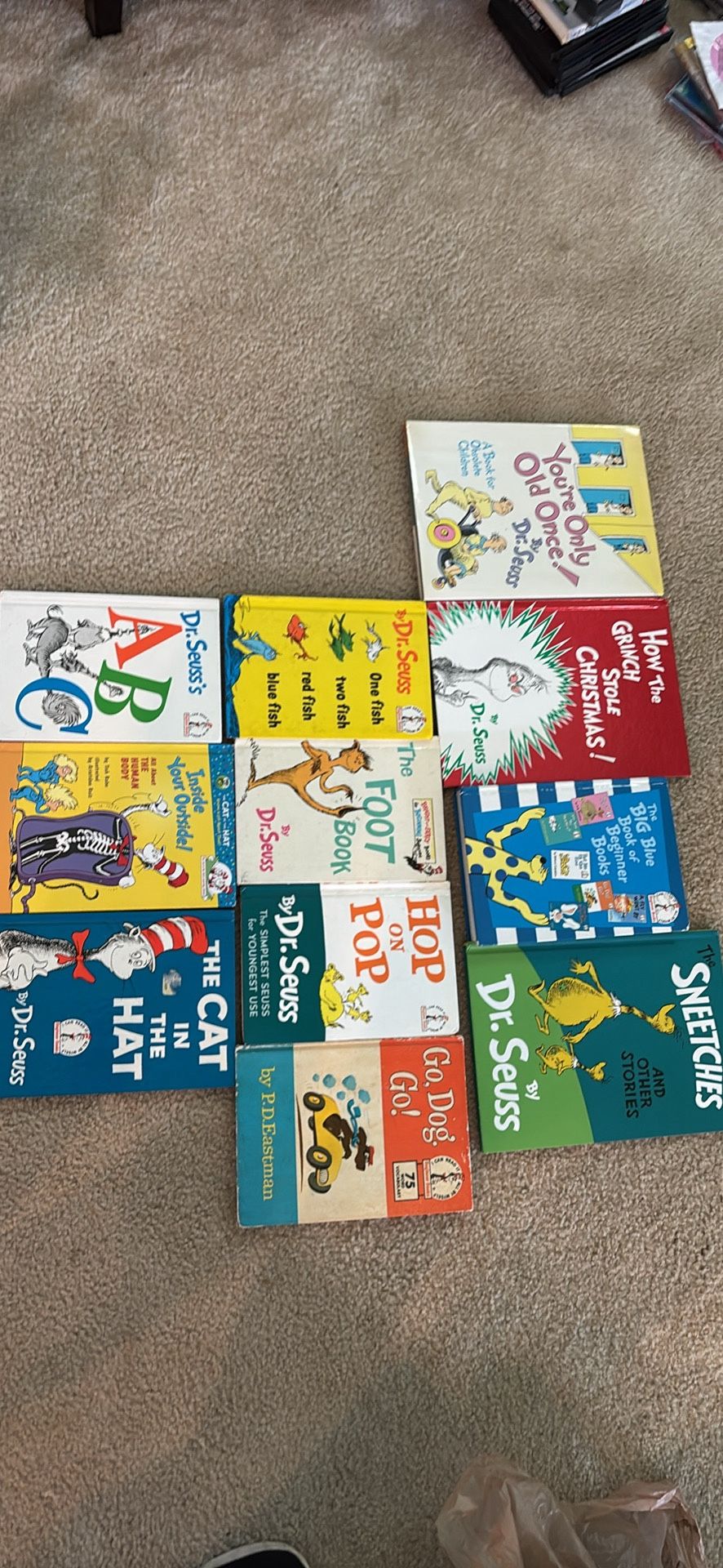 Dr Seuss Books Regular $1 & 4 Larger Books $2 Each