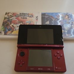 Nintendo 3ds (CRIMSON RED)