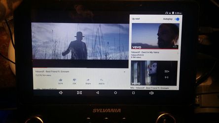 Sylvania dvd tablet combo